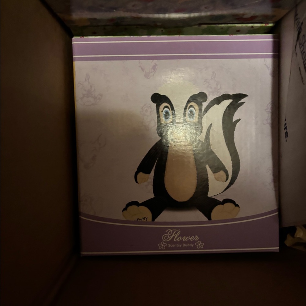Scentsy Skunk Buddy with Floral Design